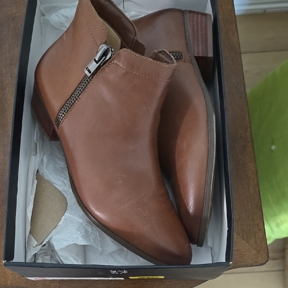 Naturalizer Shoes - Women Brown Leather Ankle Boots